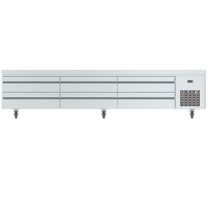 Infrico USA IUC-MSG110 Refrigerated Chef Base, 6 Drawers