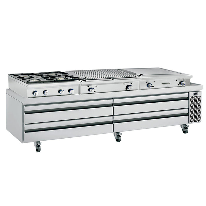 Infrico USA IUC-MSG96 Refrigerated Chef Base, 4 Drawers