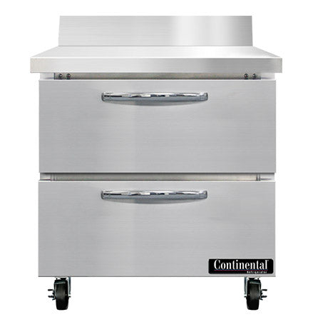 Continental Refrigerator SW32NBS-D Work Top Refrigerator