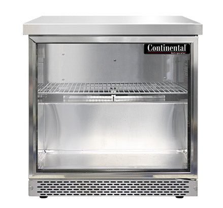 Continental Refrigerator SW32NGD-FB Work Top Front Breather Display Refrigerator
