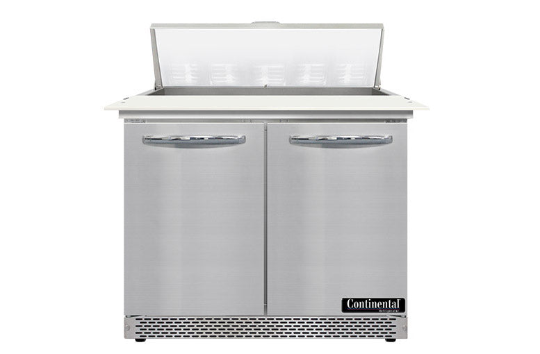 Continental Refrigerator SW36N10C-FB Front Breathing Sandwich Unit with Cutting Top