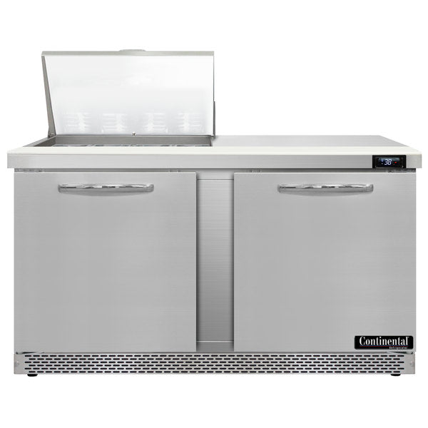 Continental Refrigerator SW60N12M-FB Front Breathing Sandwich Unit with Mighty Top