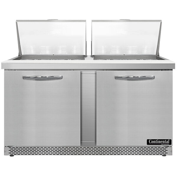 Continental Refrigerator SW60N24M-FB Front Breathing Sandwich Unit with Mighty Top