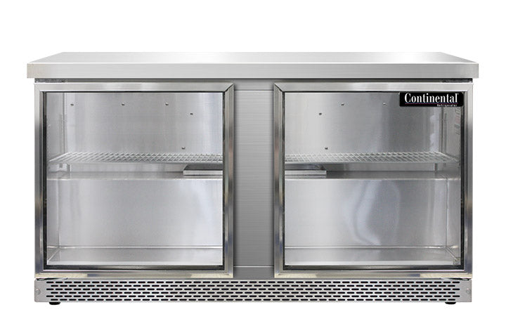 Continental Refrigerator SW60NGD-FB Work Top Front Breather Display Refrigerator