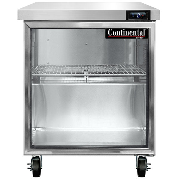 Continental Refrigerator SWF27NGD Work Top Display Freezer