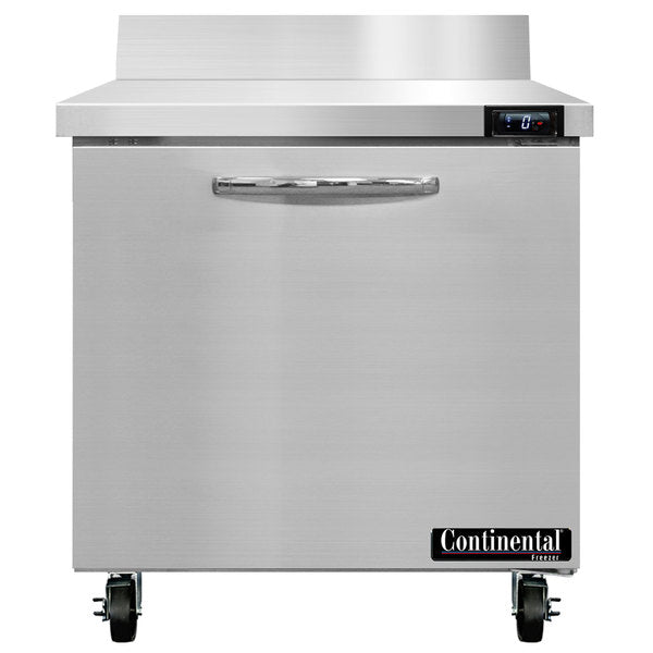 Continental Refrigerator SWF32NBS Work Top Freezer