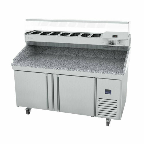 Infrico USA IRT-MR67-GTCOMBO Refrigerated Counter, Pizza Prep Table