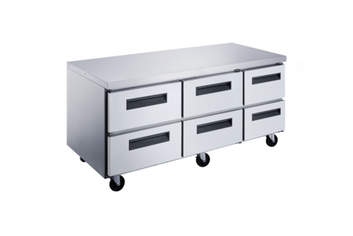 Dukers Appliance Co., USA Ltd. DUC72R-D6 Refrigerator, Undercounter, Reach-In