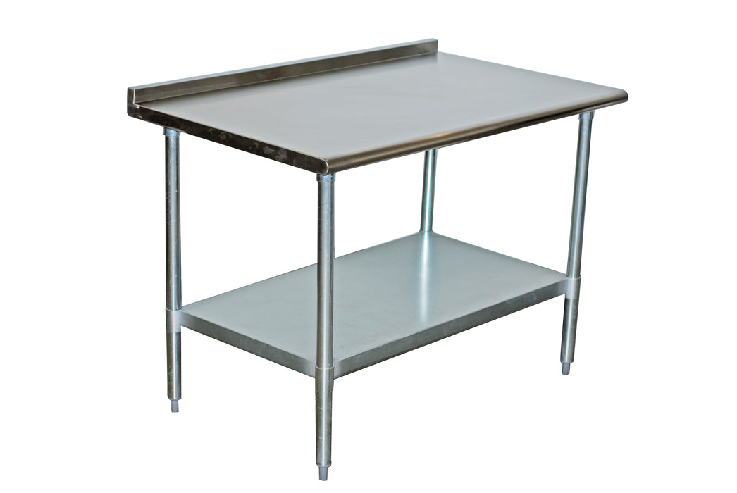 Serv-Ware T2424CWP-4-T-V Work Table,  24" - 27", Stainless Steel Top
