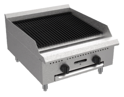 Serv-Ware SCBS-24-LP-SA Charbroiler, Gas, Countertop