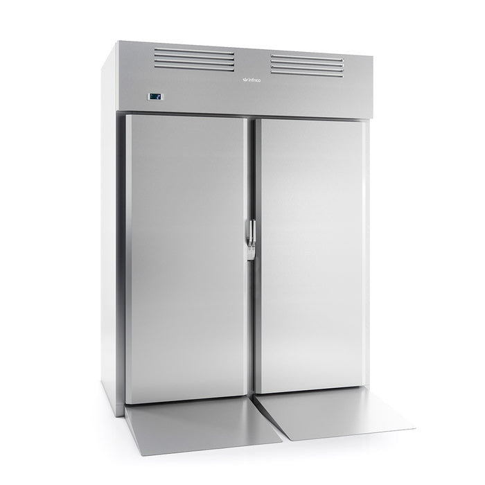 Infrico USA IRR-AGB96RI Reach-In Refrigerator Double Solid Doors, Top Mounted Refrigerator / Roll In