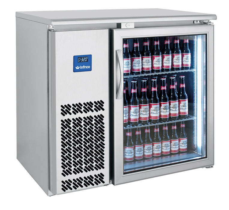 Infrico USA IMD-ERV36IIGD  Back Bar Cooler, Glass Door, 1 Section