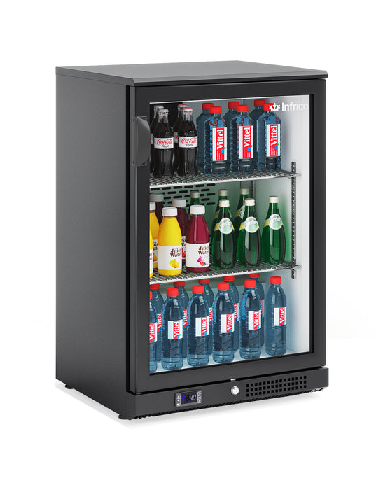 Infrico USA IMD-ERV15II   Narrow Back Bar Cooler, Stainless Steel, Glass 1 Door