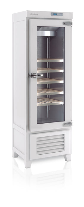 Infrico USA IMD-EVV23R1G  Retro Reach-In Refrigerator, 1 Section, Glass Door