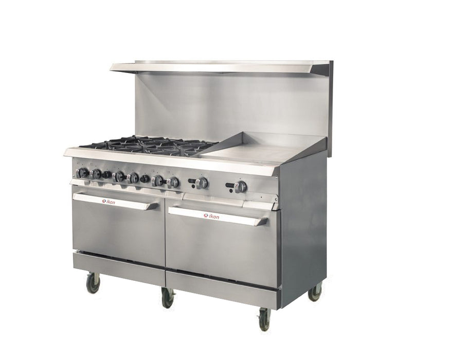 IKON COOKING IR-6B-24TG-60 Range 60" - 6 burners - 24" T-stat griddle