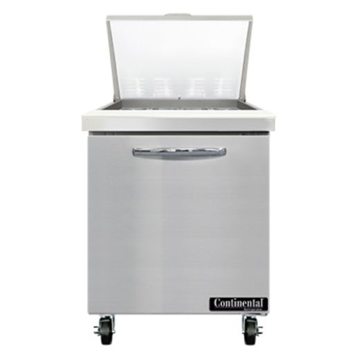 Continental Refrigerator SW27N12M Sandwich Unit with Mighty Top