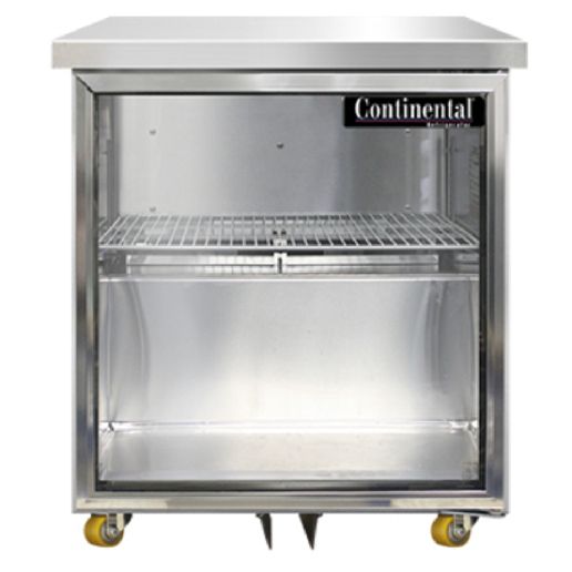 Continental Refrigerator SW27NGD-U Undercounter Display Refrigerator