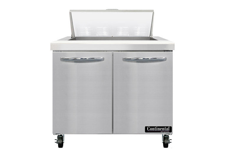 Continental Refrigerator SW36N8 Sandwich Unit with Standard Top