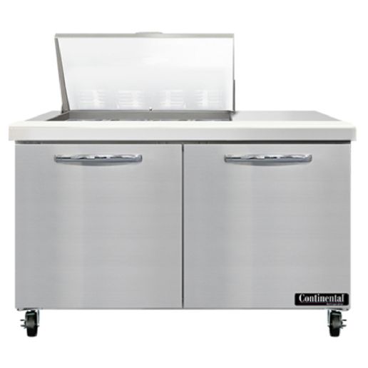 Continental Refrigerator SW48N12M Sandwich Unit with Mighty Top