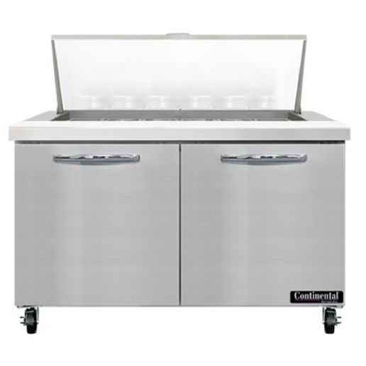 Continental Refrigerator SW48N18M Sandwich Unit with Mighty Top