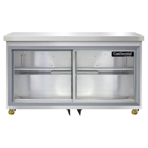 Continental Refrigerator SW48NSGD-U Undercounter Display Refrigerator