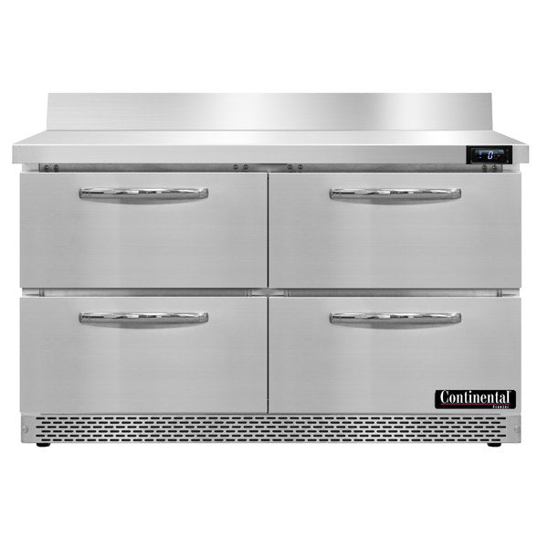 Continental Refrigerator SWF48NBS-D Work Top Freezer