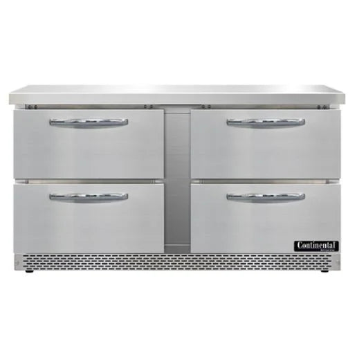 Continental Refrigerator SWF60N-FB-D Work Top Front Breather Freezer