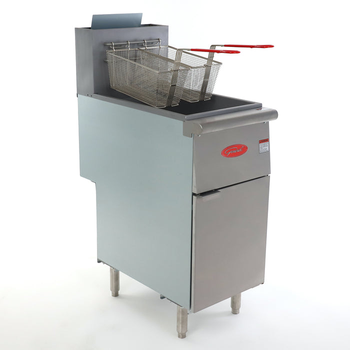 General Foodservice Deep Fryer, 50 lb., 120,000 BTU, in Stainless Steel (GFF4-50LP)