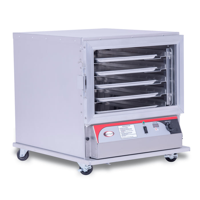 BevLes Under Counter Non-Insulated PICA Proofing Cabinet, 230V, Right Hand Hinge, 1 Door, in Silver (PICA32-10-A-4R1)